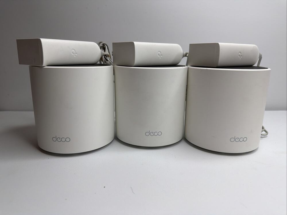 TP-Link Deco X55 AX3000 WiFi 6 Mesh 3-Pack 6500 Sq Ft 3 Gigabit Ports